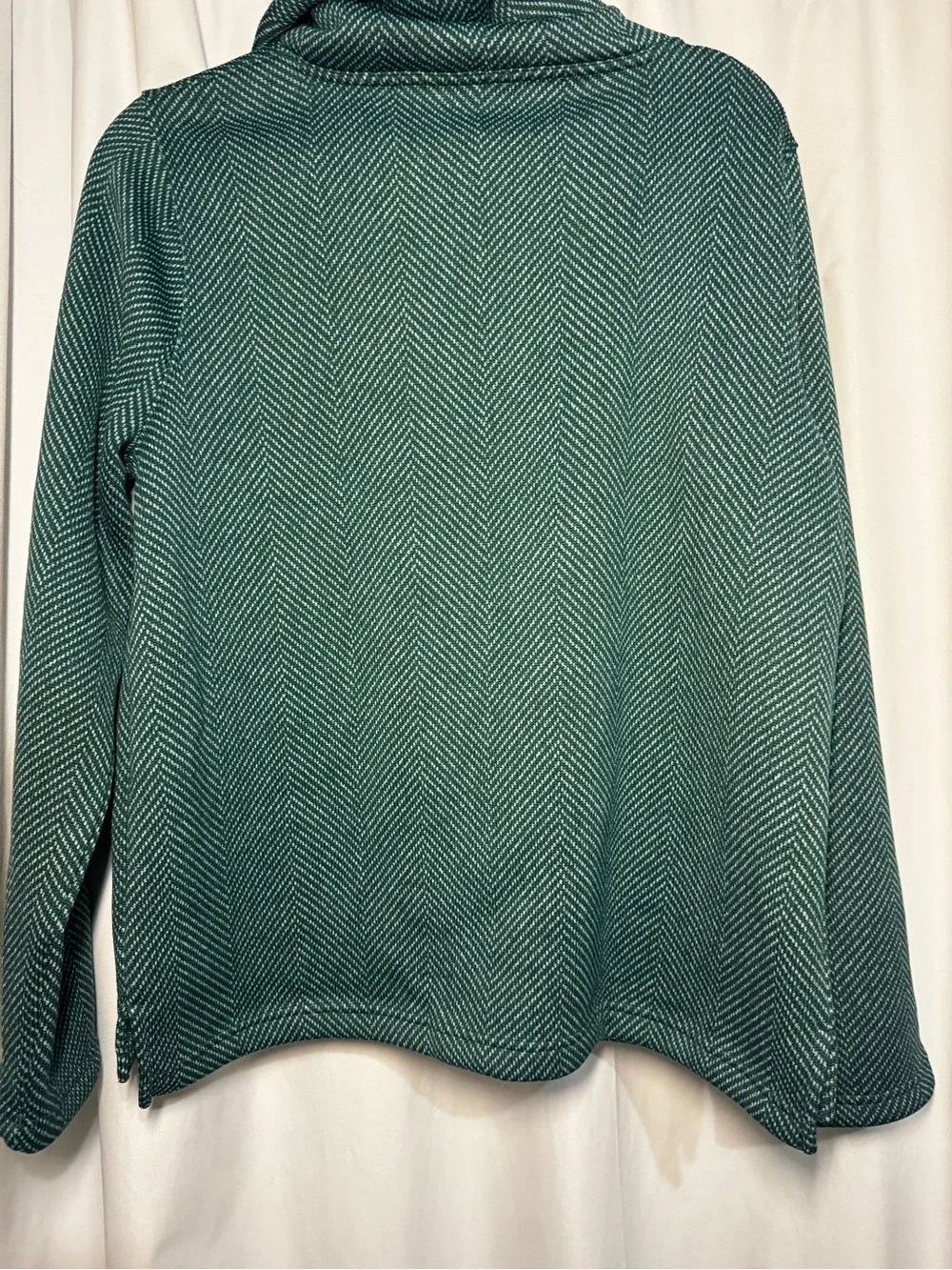 J. Crew Teal Cowl Neck Sweater